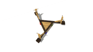 HH1C02 301 Houpadlo trojpruzinove TRIANGL akat 02