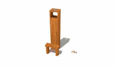 Herní prvek od firmy Hřiště hrou z Turnova, hand made. Dřevěný prvek naučný, lupa se stupátkem, vyrobená z akátového a dubového dřeva. Dřevěný prvek naučný, lupa se stupátkem, vyrobená z akátového a dubového dřeva.