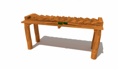 Herní prvek od firmy Hřiště hrou z Turnova, hand made. Dřevěný prvek naučný zvukový, řehtačka, vyrobená z akátového a dubového dřeva. Dřevěný prvek naučný zvukový, řehtačka, vyrobená z akátového a dubového dřeva.