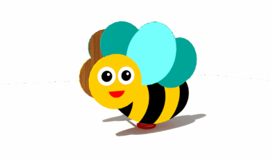 Houpačka na houpací pružině vosa se stěnou, vyrobená z akátu a dubu.