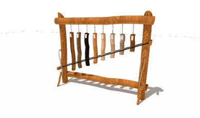 Herní prvek od firmy Hřiště hrou z Turnova, hand made. Dřevěný prvek naučný zvukový, dendrofom z různých dřev, vyrobený z akátového a dubového dřeva. Dřevěný prvek naučný zvukový, dendrofom z různých dřev, vyrobený z akátového a dubového dřeva.