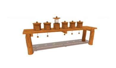 Herní prvek od firmy Hřiště hrou z Turnova, hand made. Dřevěný prvek naučný interaktivní dózy s popiskem, vyrobené z akátového a dubového dřeva. Dřevěný prvek naučný interaktivní dózy s popiskem, vyrobené z akátového a dubového dřeva.